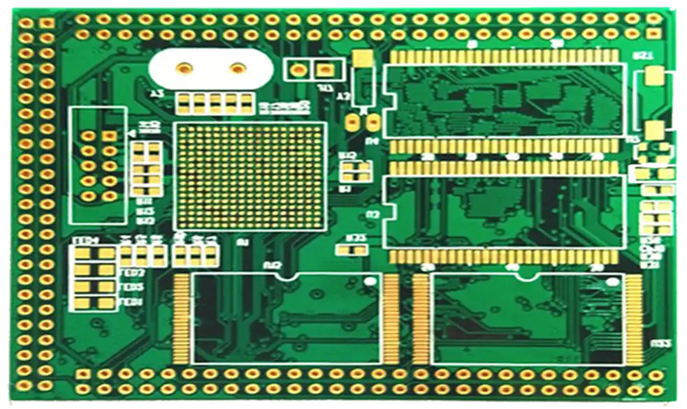 6 Layer Plated Gold Rigid PCB