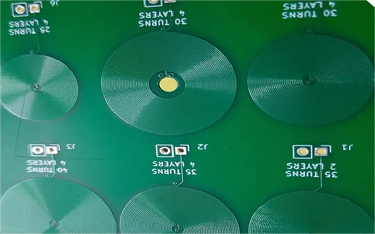 Green Soldermask PCB Coil