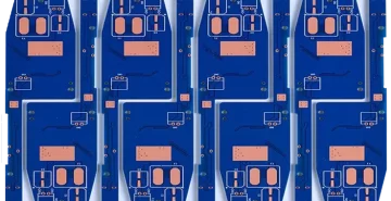 6 Layer Blue Solder Mask PCB Circuit Board