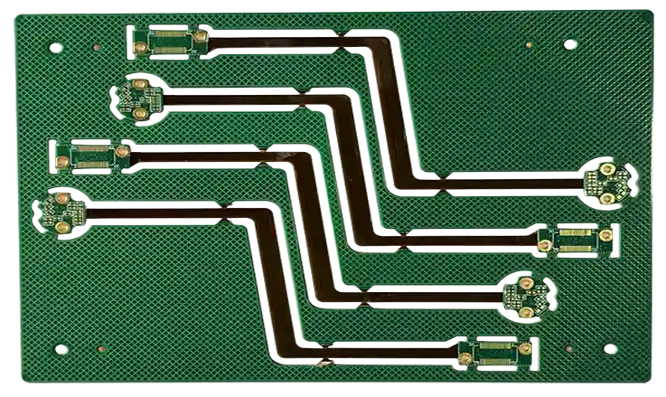6 Layer Rigid Flex Immersion Gold PCB