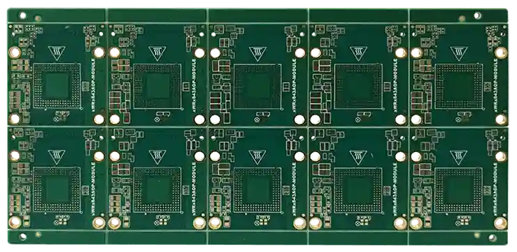 Green Soldermask 6 Layer PCB