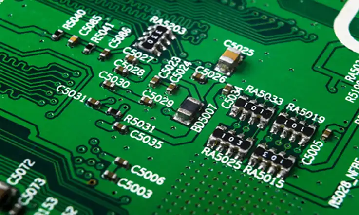 Printed Carbon Resistors Solder On PCB