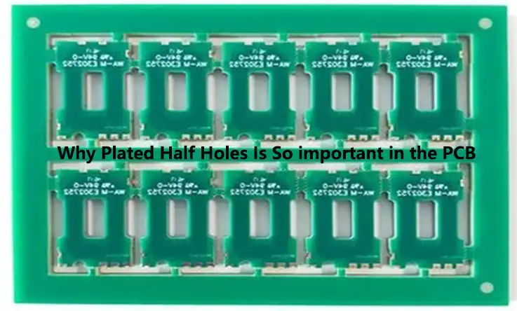 FR4 Printed Circuit Board Plated Half Holes