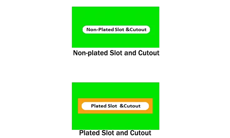 PCB Non-plated Slot And Plated Slot Chart