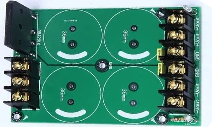 Green FR4 Round PCB Assembly