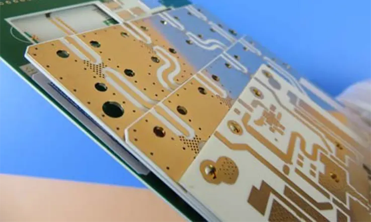 High Frequency PCB Capped Via