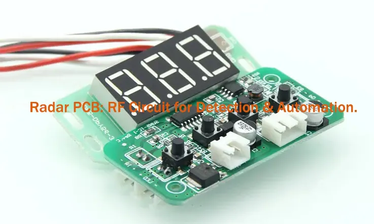 Radar PCB: RF Circuit for Detection & Automation