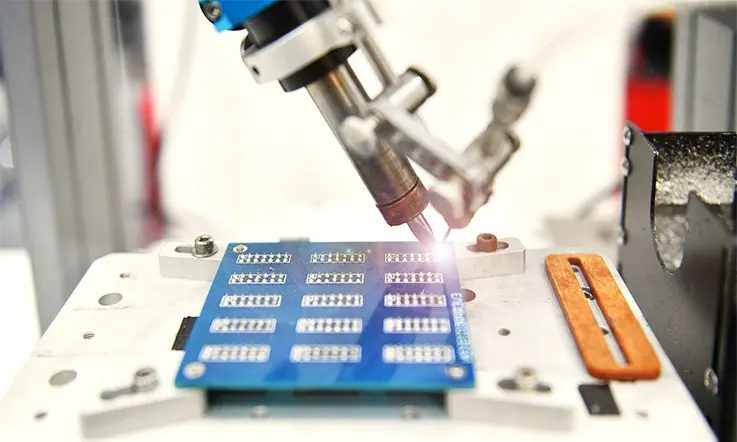 Heater PCB Components Soldered and Placement