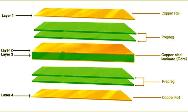 4 Layer Stackup PCB