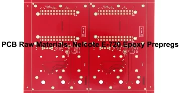Nelcote E-720 PCB Board