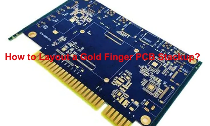 4 Layer High Speed Goldfinger PCB