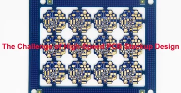 Blue High Speed 4 Layer PCB