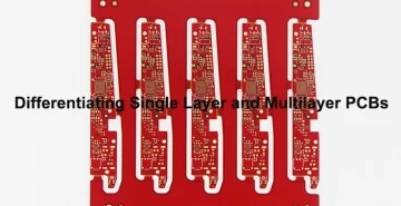 Red Multilayer PCBs Circuit Boards