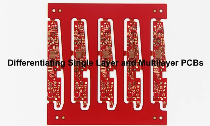 Red Multilayer PCBs Circuit Boards