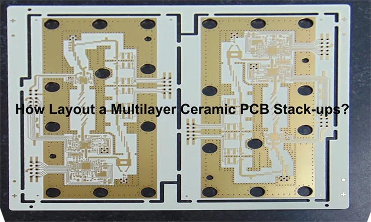 ENIG Multi-layer Ceramic PCB Boards